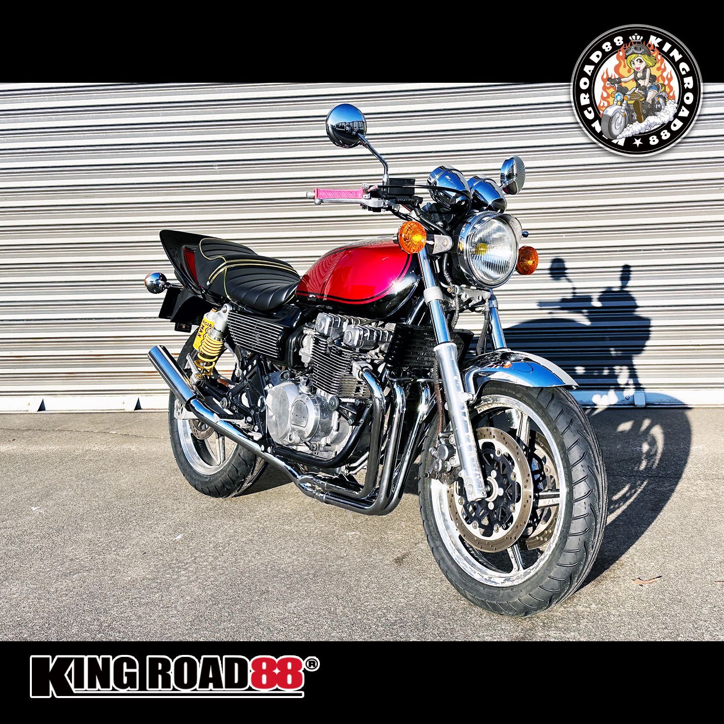 カワサキ ゼファー400 Ⅰ型・Ⅱ型 前期 ZR400C KingRoad88 タック 