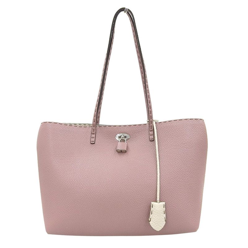 FENDI フェンディ ショッピングバッグ ミディアム トートバッグ ピンク