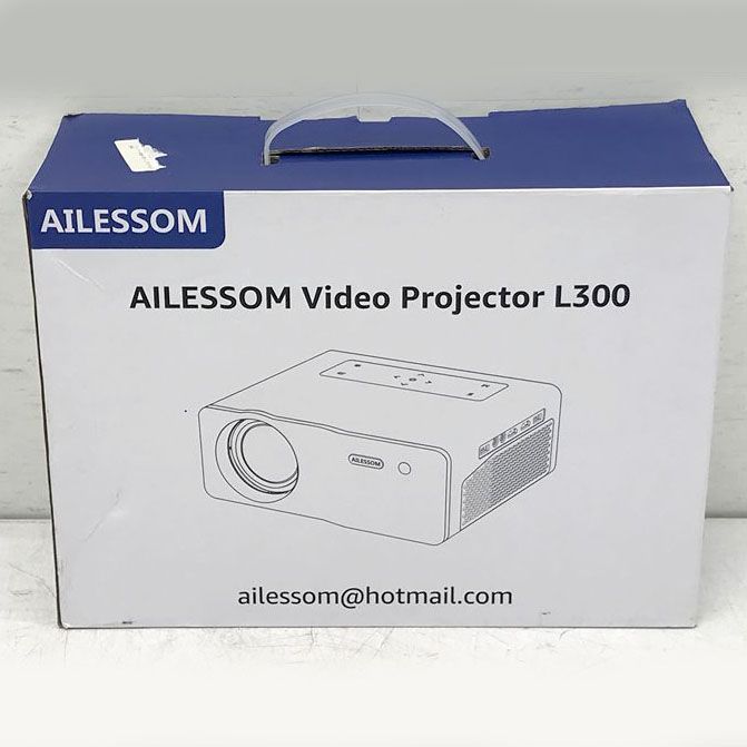 B7540◇プロジェクター AILESSOM L300 18000LM 1080P フルHD 4K対応 wifi Bluetooth - メルカリ