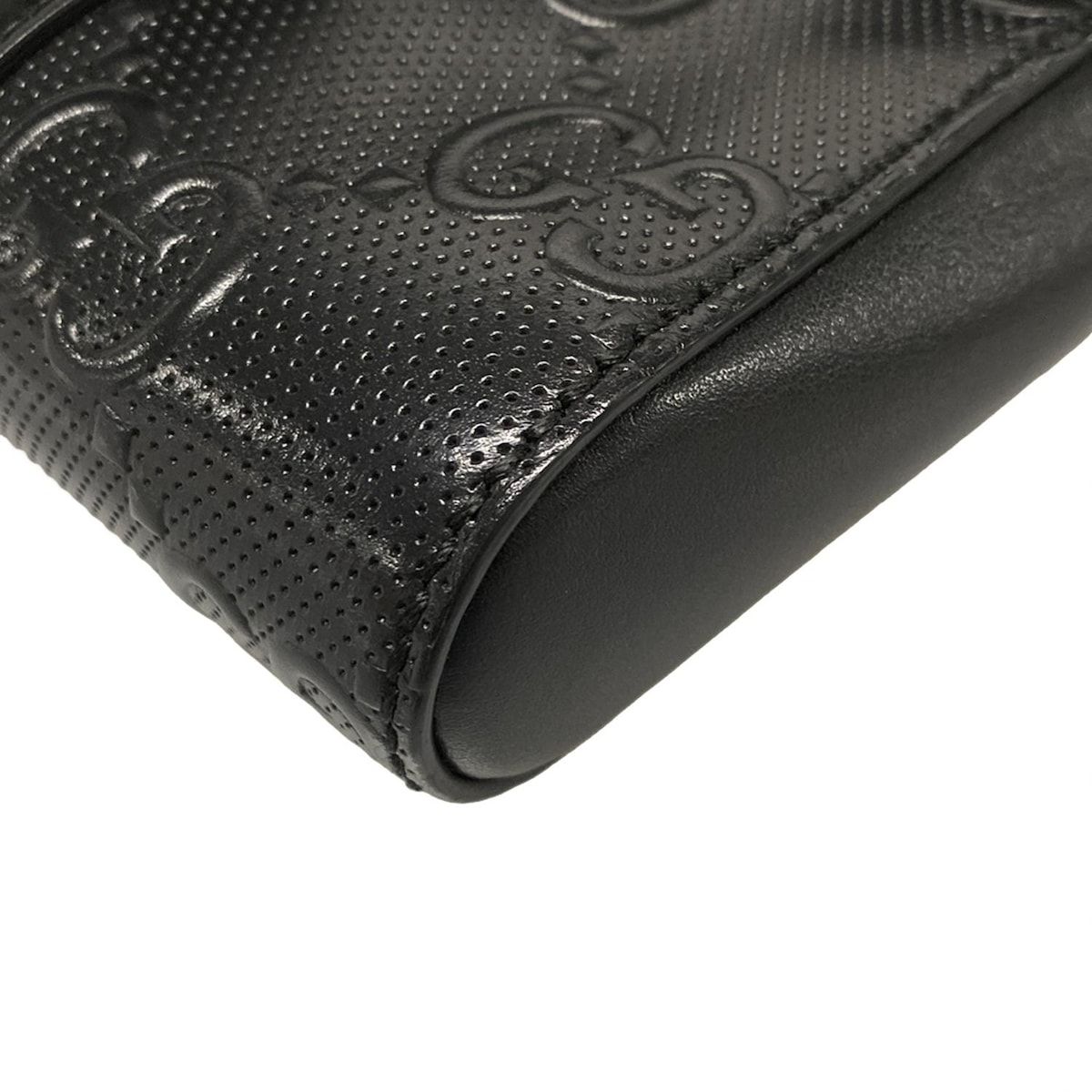 Wポーチ レザー