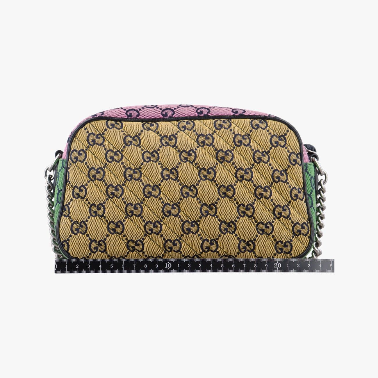 グッチGucciGGマーモントレッド×ピンク×グリーンキャンバス447632C034487043