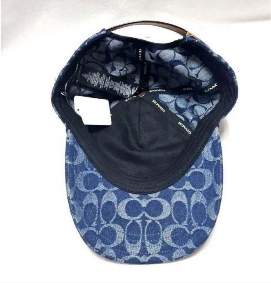 新品】COACH シグネチャー デニムキャップ 男女兼用 - メルカリ