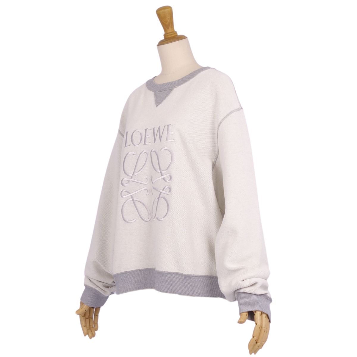 美品 ロエベ LOEWE スウェット トレーナー アナグラム プルオーバー