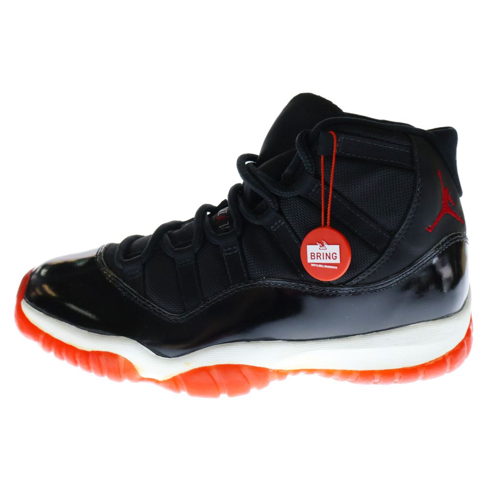 NIKE ナイキ 観賞用 1995年製 AIR JORDAN 11 ORIGINAL BRED 130245-062 エアジョーダン 11 オリジナル ブレッド ハイカットスニーカー ブラック US10|28.0cm