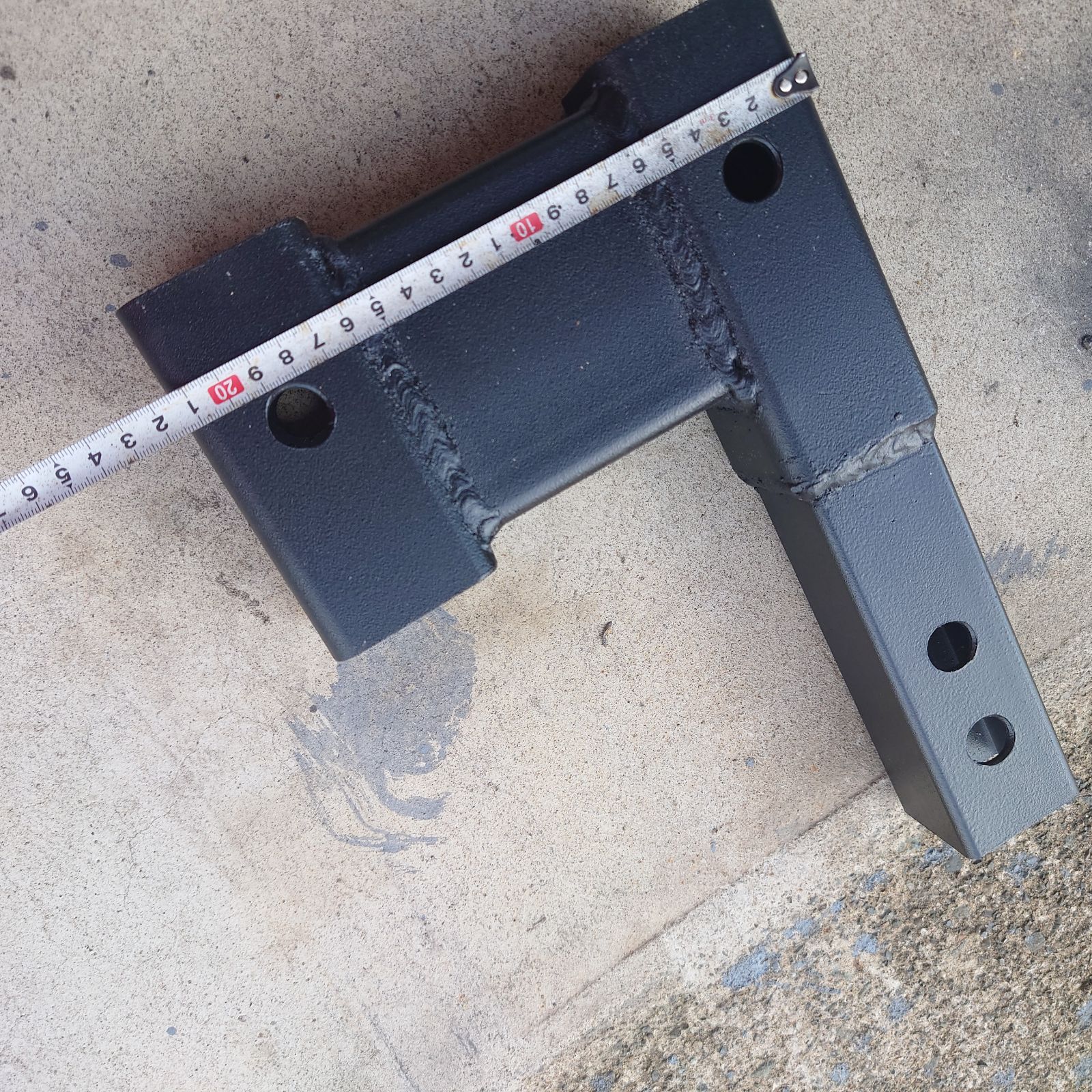 未塗装ソレックス40mm用ヒッチメンバー50mmと2インチ変換アダプター 未