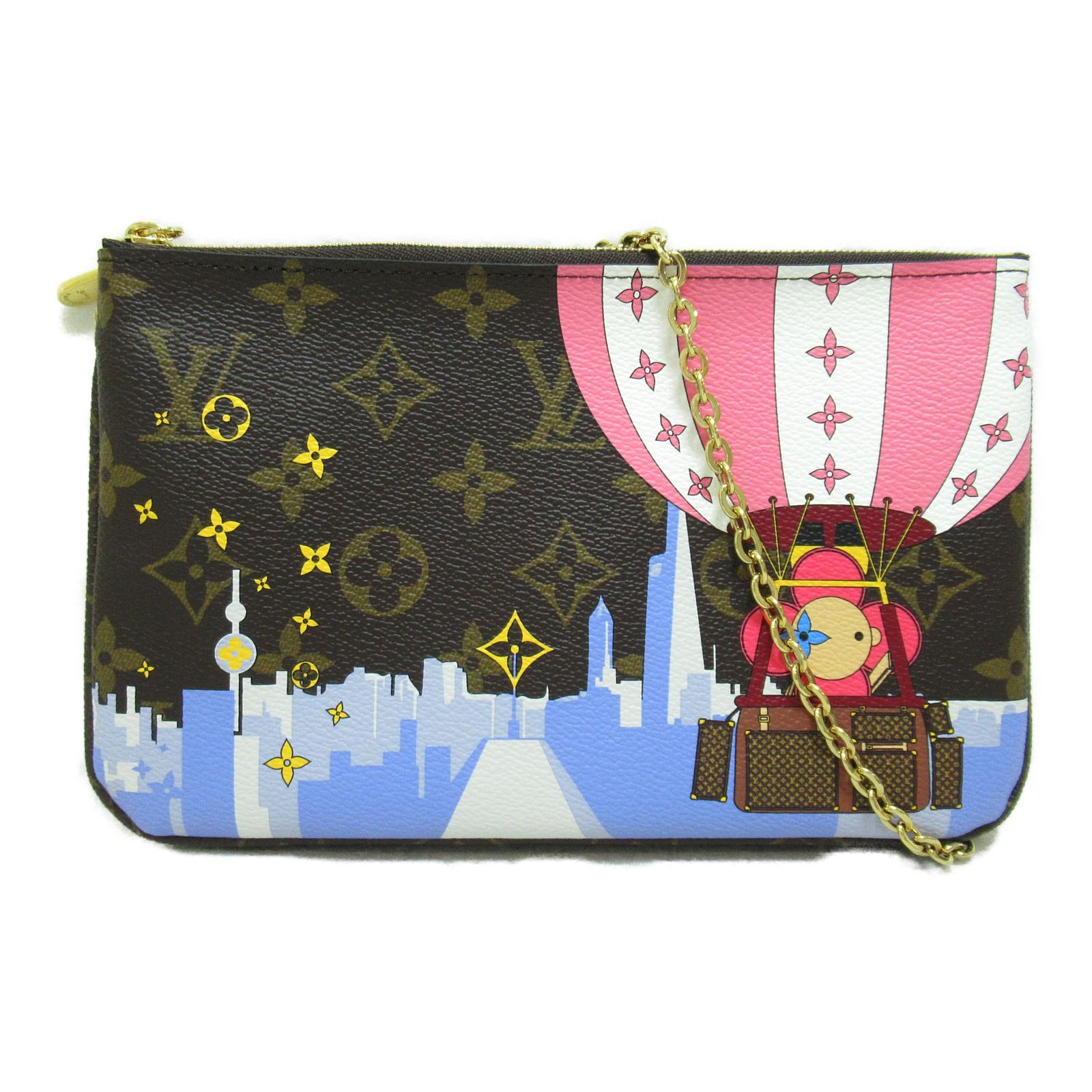 ルイ・ヴィトン ポシェット・ドゥーブル ジップ ショルダーバッグ