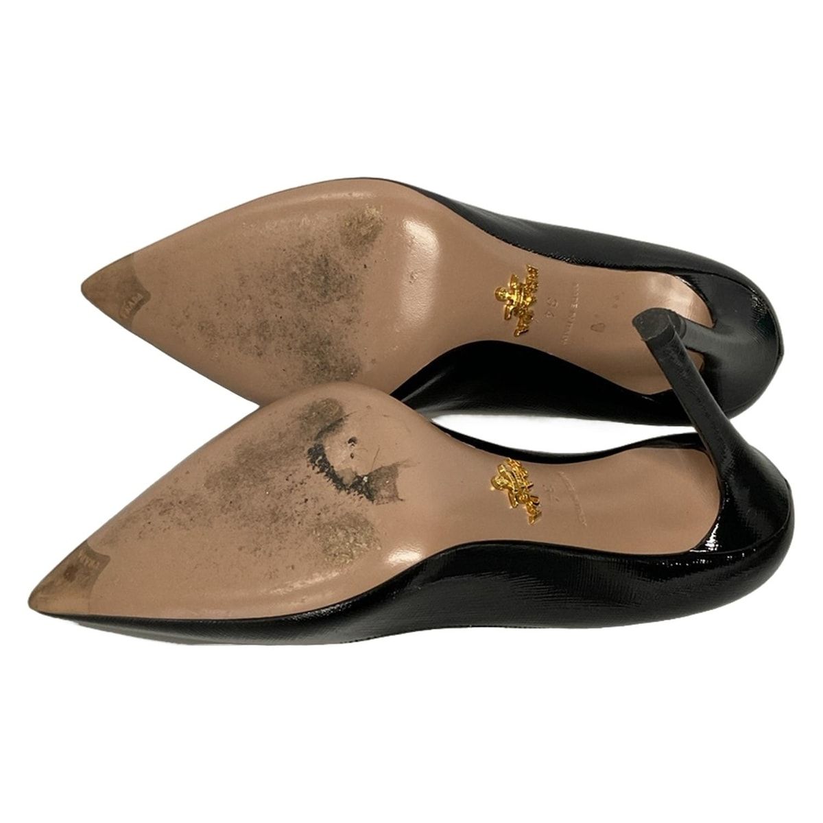 PRADA(プラダ) パンプス 34 レディース - 黒 レザー - メルカリ