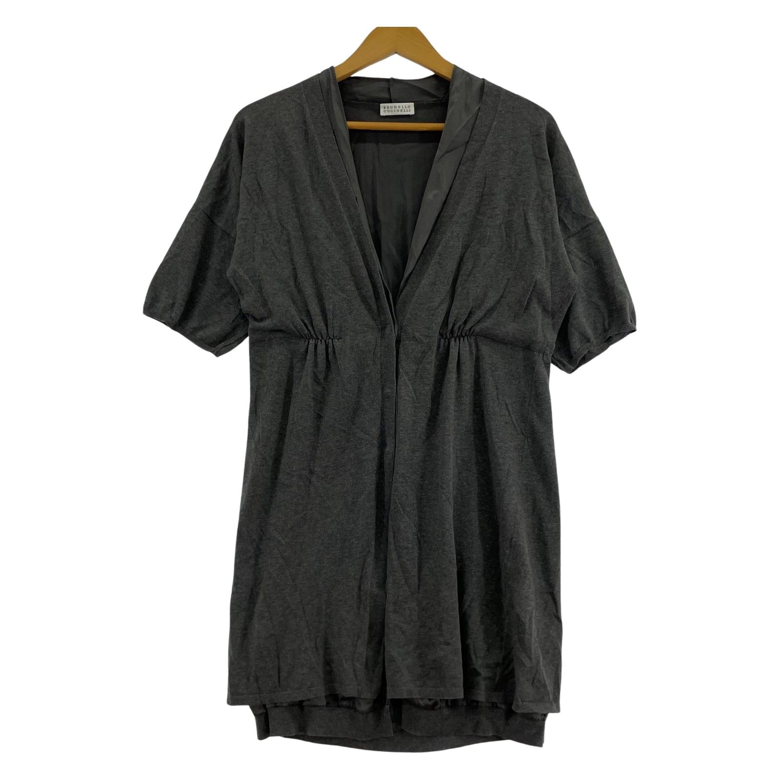 Brunello Cucinelli ブルネロクチネリ ロング 半袖カーディガン