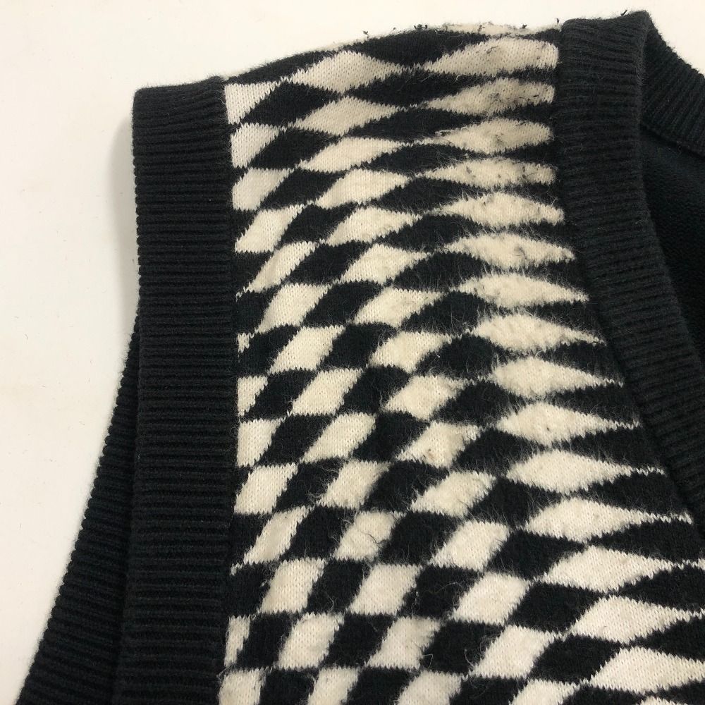 Stussy ブラック ベスト L 02w17448 ステューシー STUSSY ニットベスト ブラック L 中国製