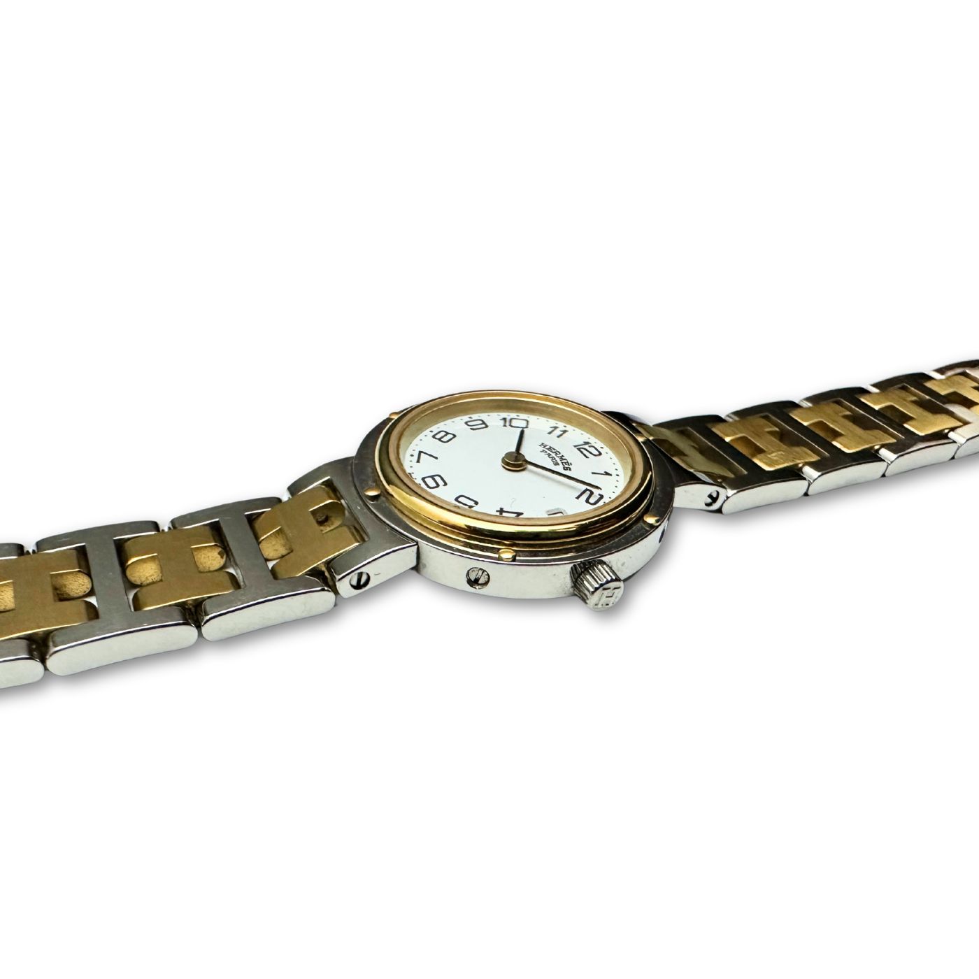 エルメス時計（電池交換済） 新品電池交換済み✨HERMES エルメス 箱付き クリッパー 24mm