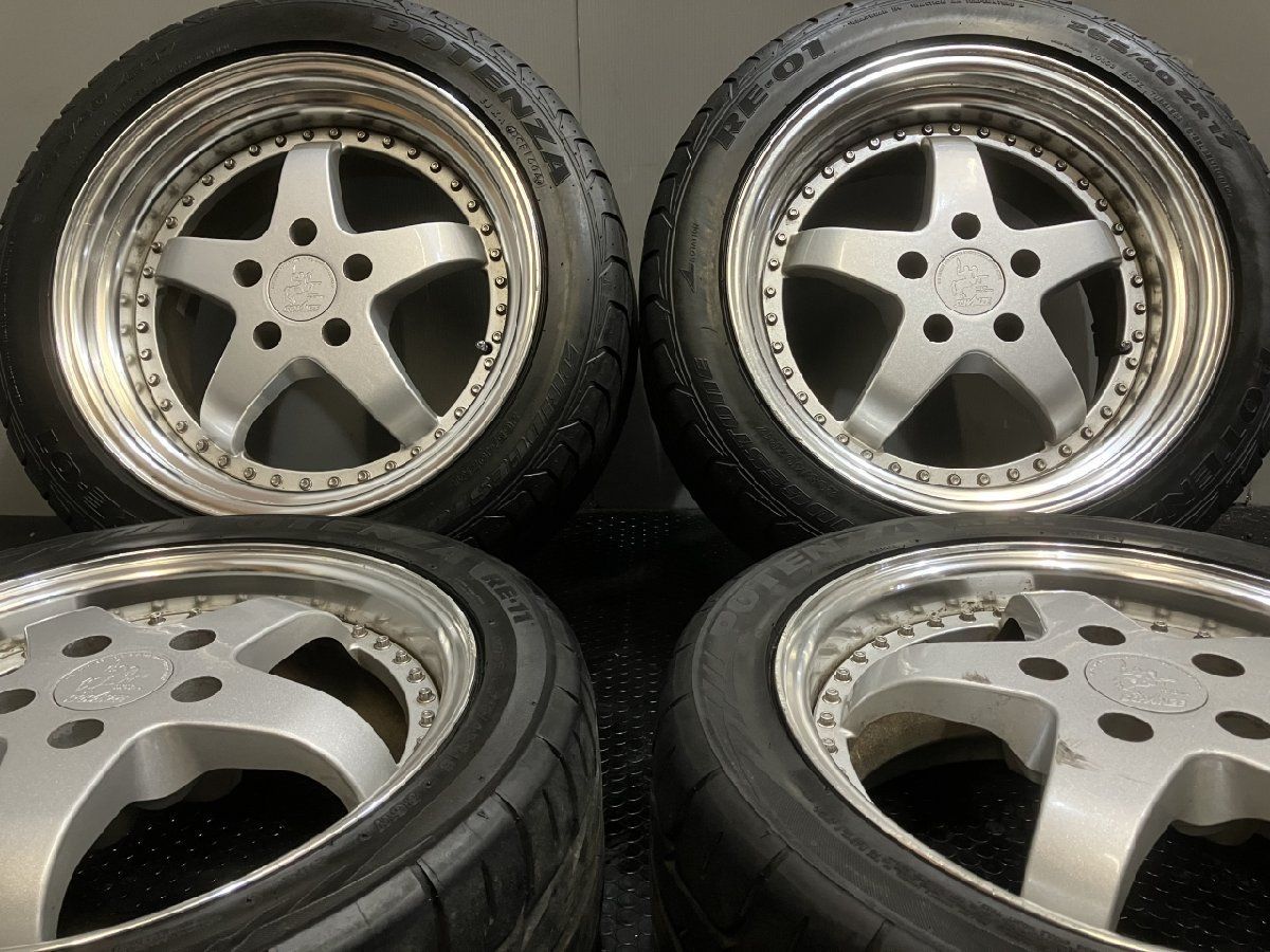 BS POTENZA RE-01/RE-11 215/45R16 265/40ZR17】夏タイヤ【SCHANZE 16インチ/17インチ  7J/9J5HPCE114.3+38】希少 NSX用 (TG045) - メルカリ