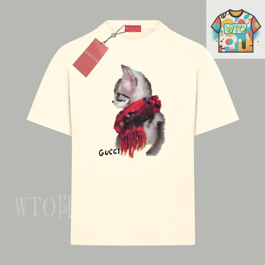 GUCCI【国内即発】■アニマル ロゴ T シャツ 548334ギフト包装可 Gucci 548334 T Shirt Yuko Higuci Animal Print White Size L