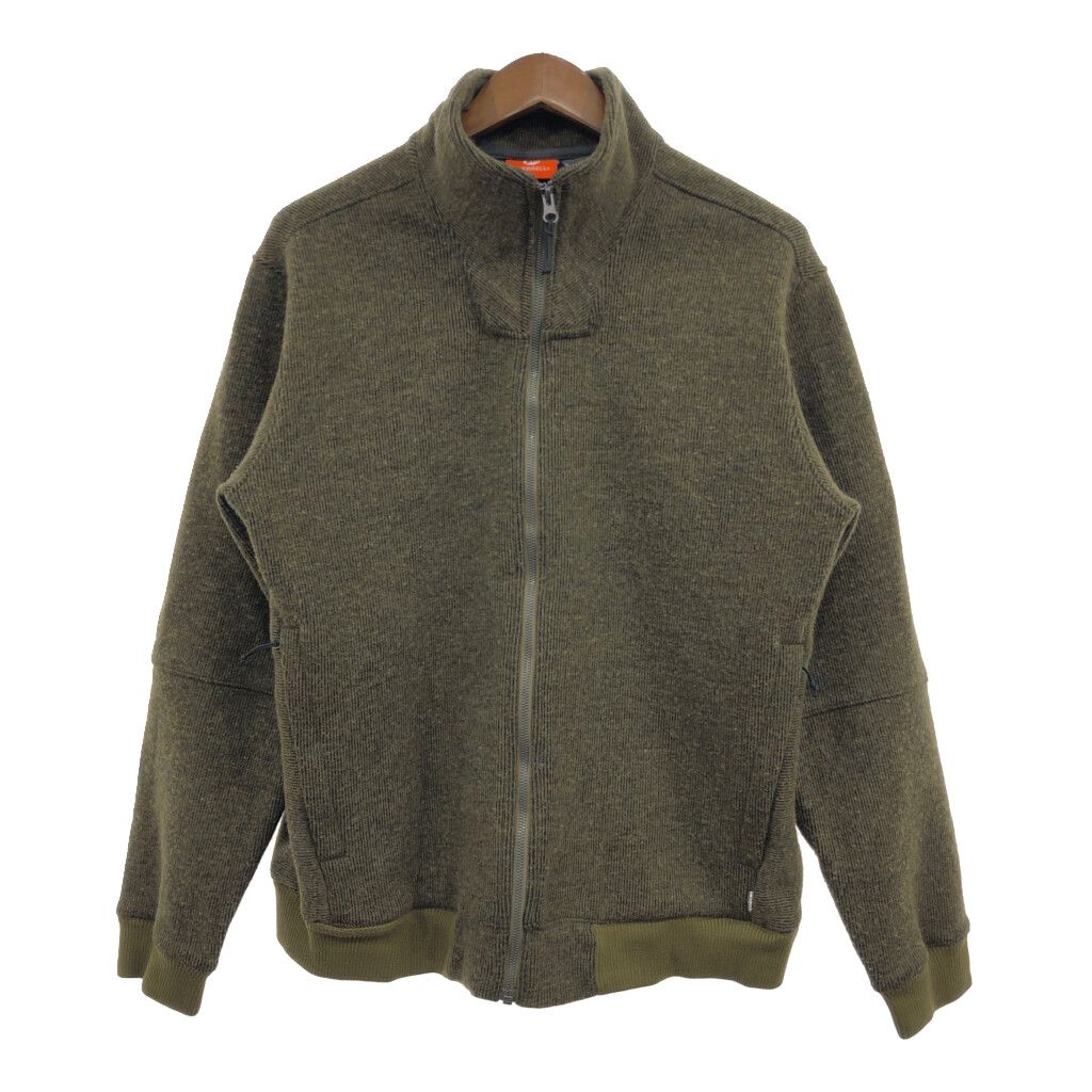 MERRELL メレル ウール フリースジャケット アウトドア カーキ (メンズ L) 中古 古着 Q8653