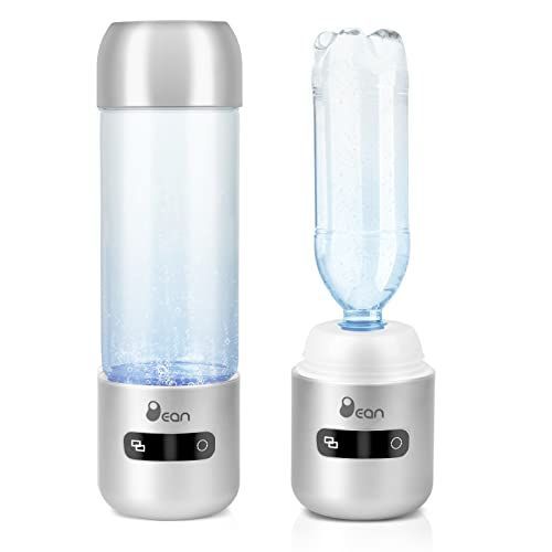 UC005 USUCOS 水素水生成器 携帯型 高濃度の水素水生成 500ml 一台二役 ミネラルウォーターボトル対応可能 2回連続生成可能 USB充電式  コンパクト 持ち運び便利 日本語取扱説明書付き シルバー (UC005) - メルカリ