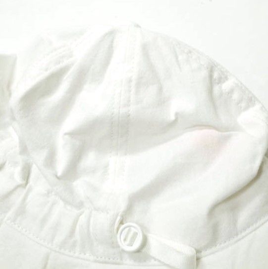 MAN-TLE マントル 日本製 6 PANEL HAT パラフィンワックス加工 ヘビーウェイトコットン 6パネルハット Free WHITE 帽子  g8689