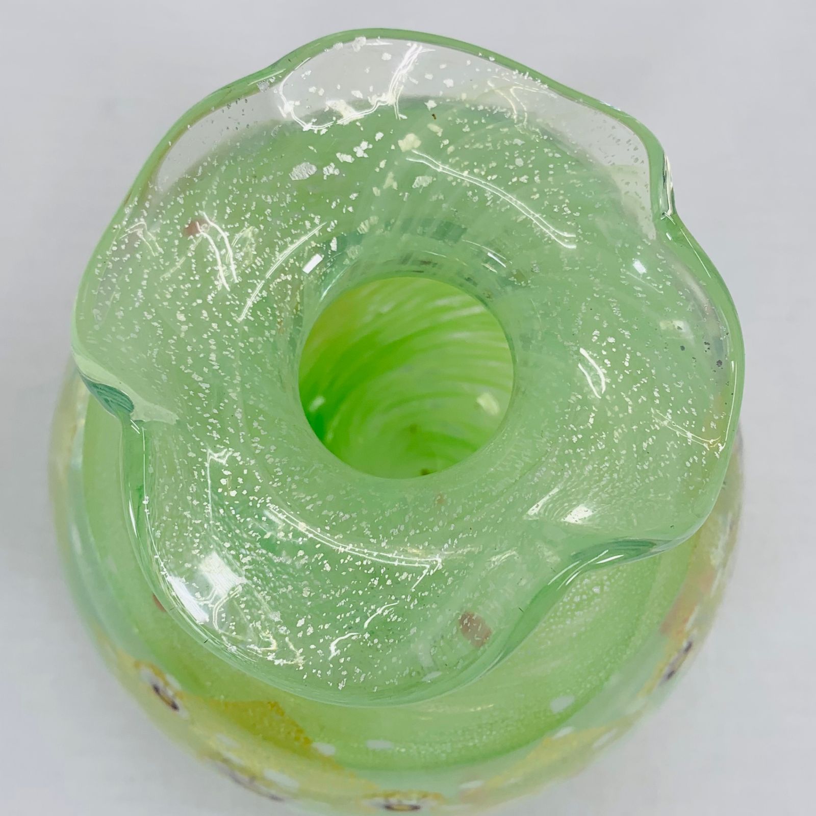 黒木国昭 Kuniaki Kuroki 花器 金銀彩 春爛漫 サイン無し 木箱箱書き