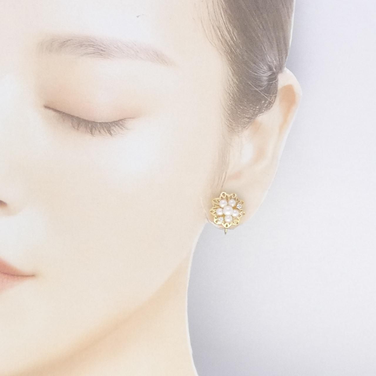 MIKIMOTO ☆ ミキモト アコヤパール イヤリング ミキモト ベビーパール 