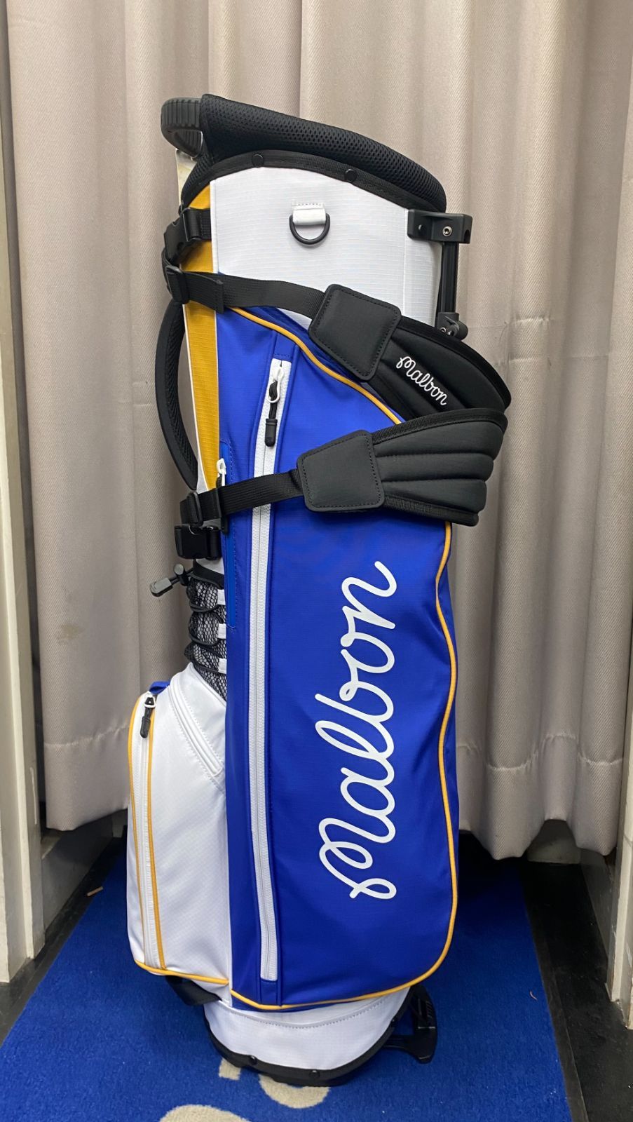 Cb【新品未使用品】マルボン Malbon Golf キャディバッグ M-9152