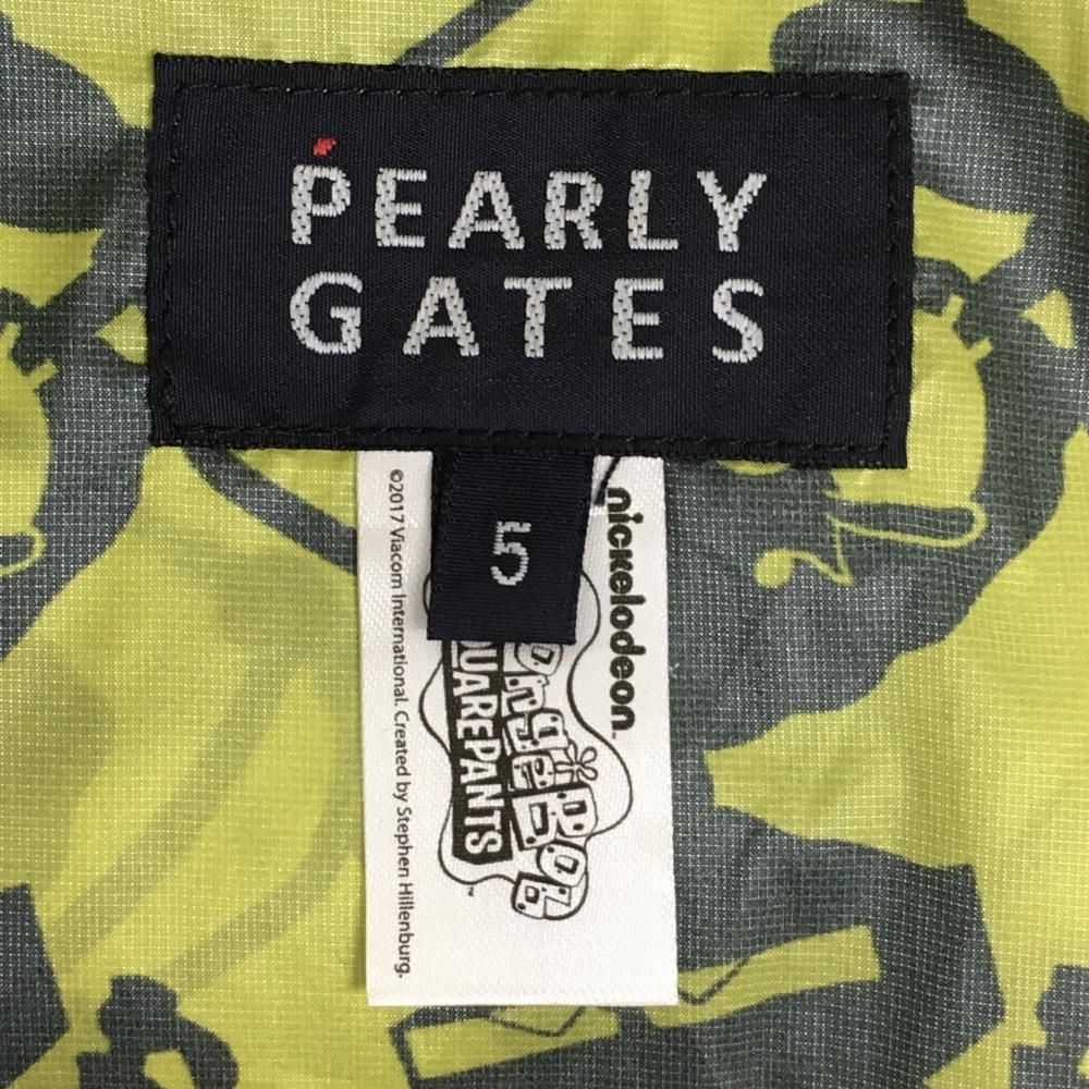 超美品】パーリーゲイツ×スポンジボブ ナイロンジップパーカー