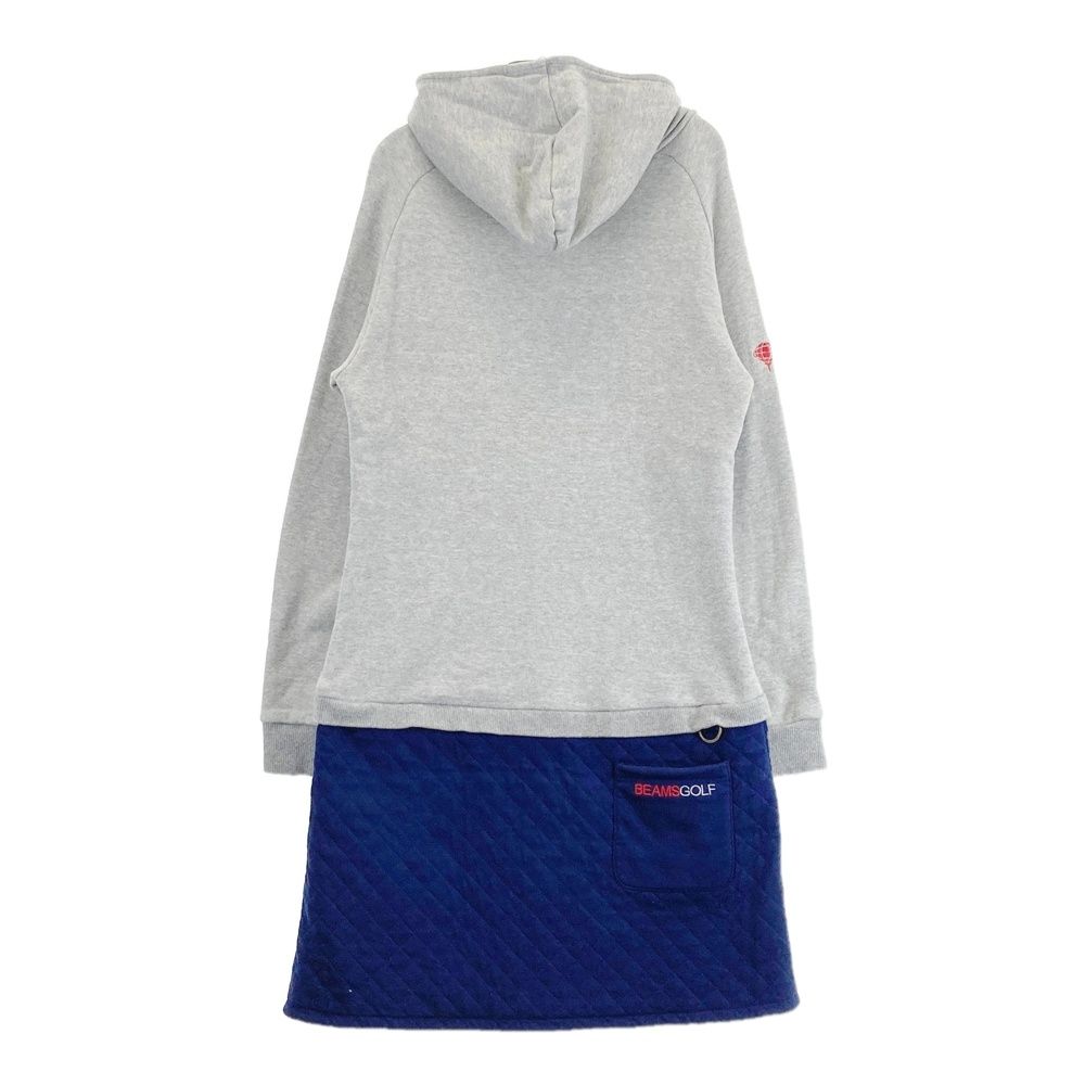 BEAMS GOLF ビームス ゴルフ 裏起毛 スウェット ワンピース グレー BEAMS GOLF ビームス ゴルフ 裏起毛 スウェット ワンピース グレー
