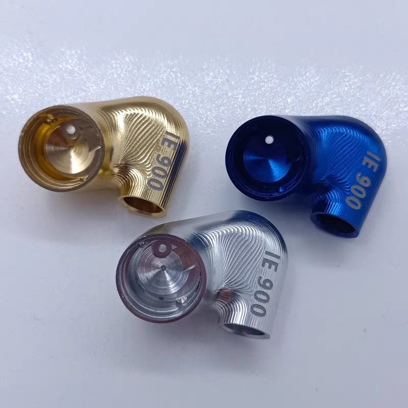 試作品 DIY IE900 OEM 7mm X3Rユニット使用 標準MMCX改良 シルバー系