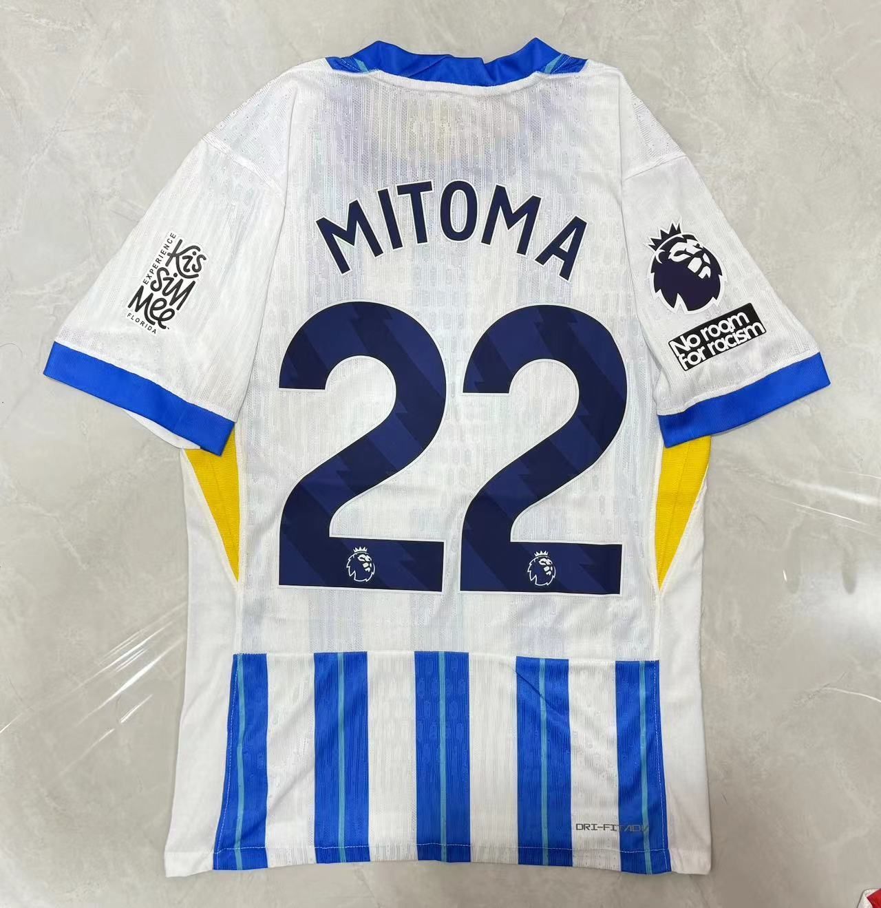 プレミアパッチ付】ブライトン 2024-25 三笘薫 ユニフォーム 正規品