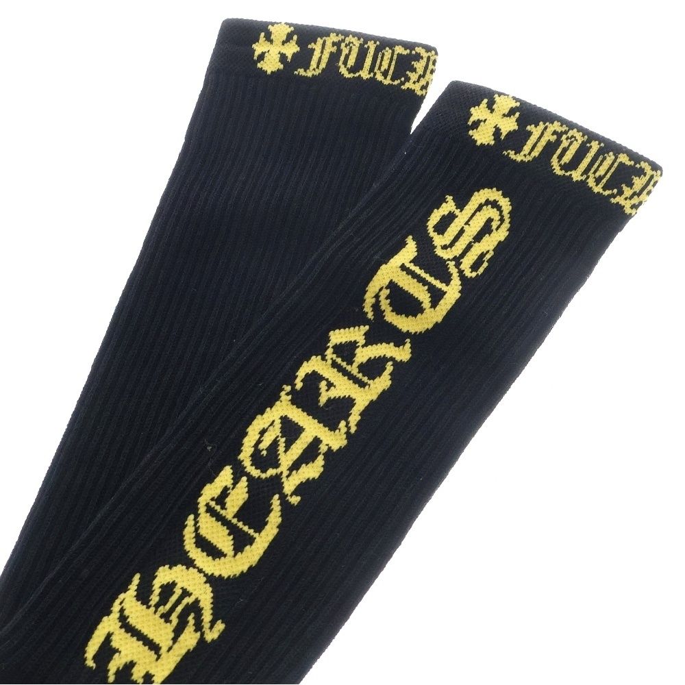 CHROME HEARTS (クロムハーツ) サイドロゴ ロングソックス 靴下