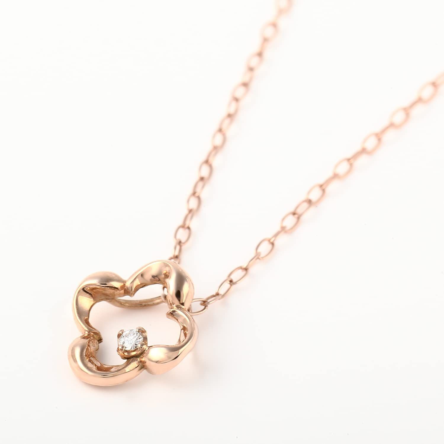 K 10ピンクゴールド×ダイヤモンド