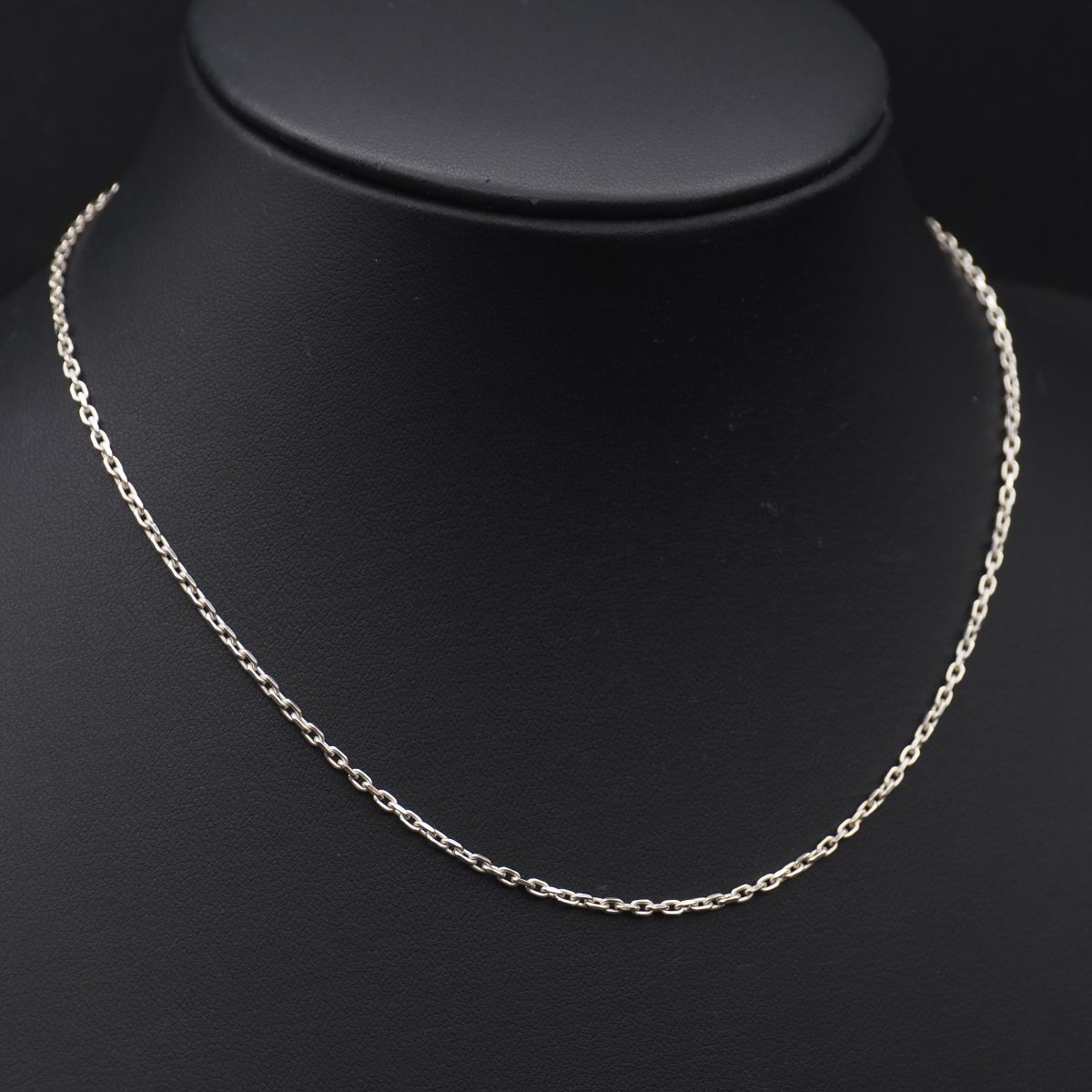 A591 ヴィンテージ SILVER925刻印 ネックレス あずき カット