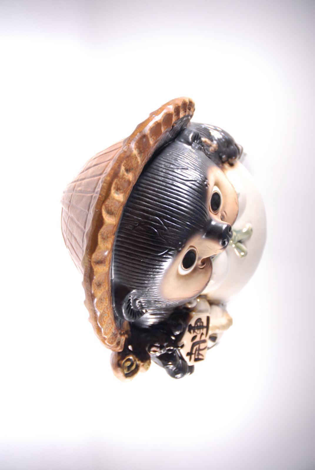 信楽焼 陶器 置物 狸 】 開運狸 13号 新品 （信楽焼・陶器・狸