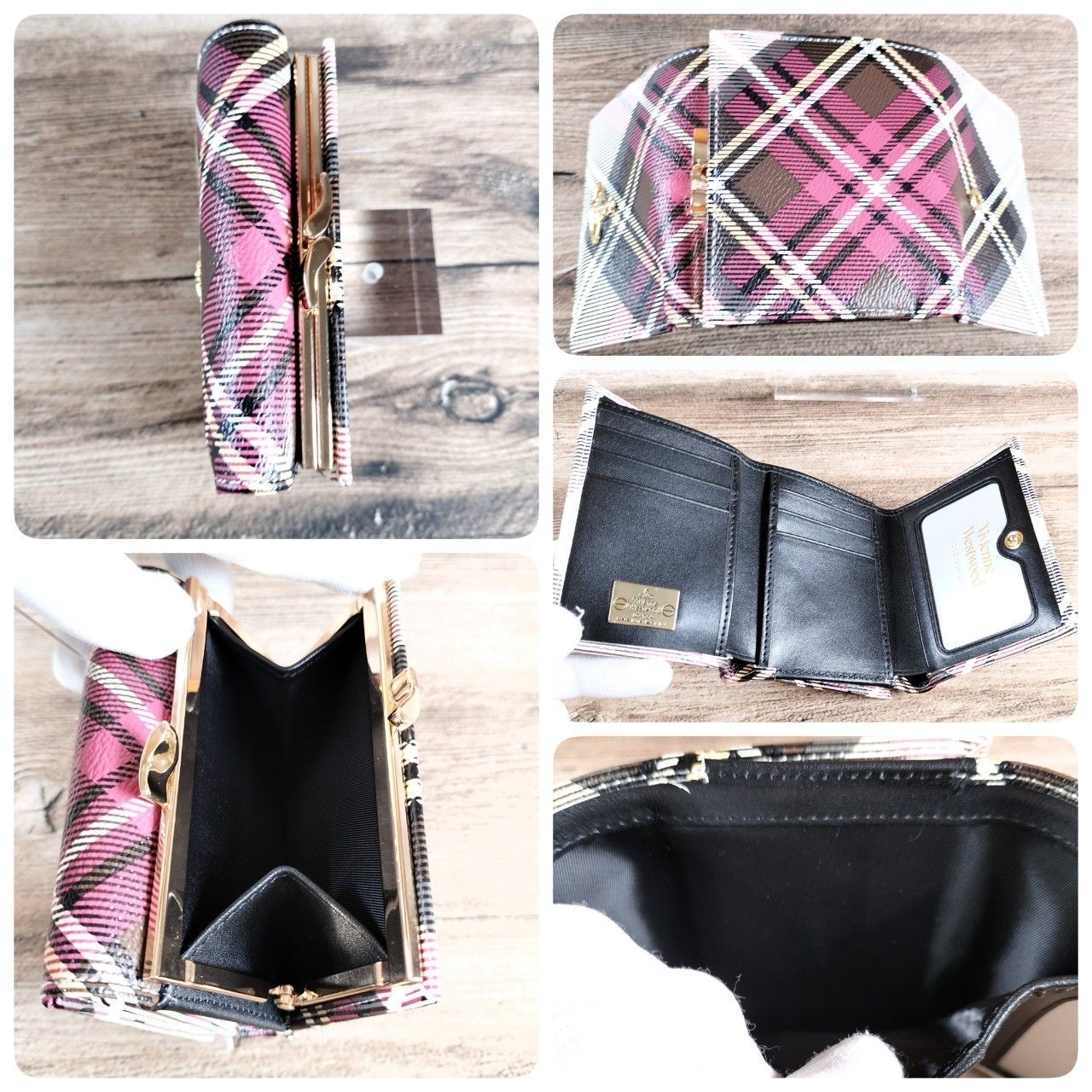 未使用 ヴィヴィアンウエストウッド Vivienne Westwood 3つ折財布 折り