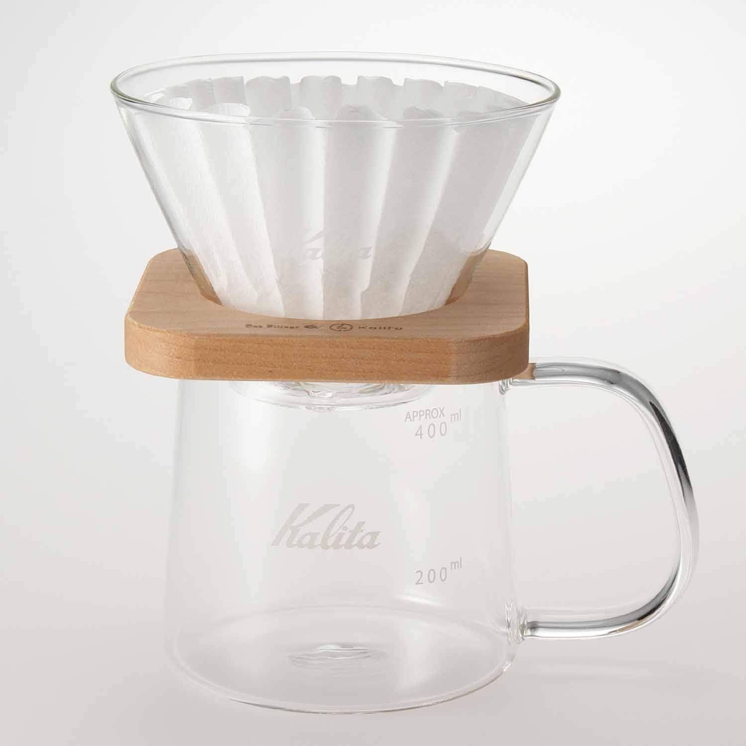 Kalita カリタ コーヒードリッパー 角型セット 2~4人用 WDG-185 44315