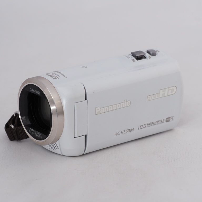 Panasonic パナソニック デジタルハイビジョンビデオカメラ V550M 内蔵メモリー32GB ホワイト HC-V550M-W