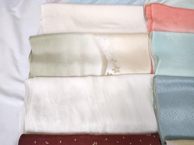 平和屋着物☆和装小物 上質な帯揚げ 10枚セット 逸品 AAAN8331ps