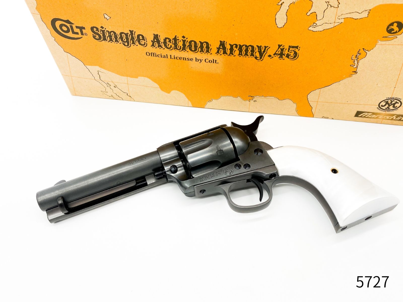 冬ボーナス先行 マルシン SAA 1stGen Late シビリアン エクセレントヘヴィウェイト パールグリップ