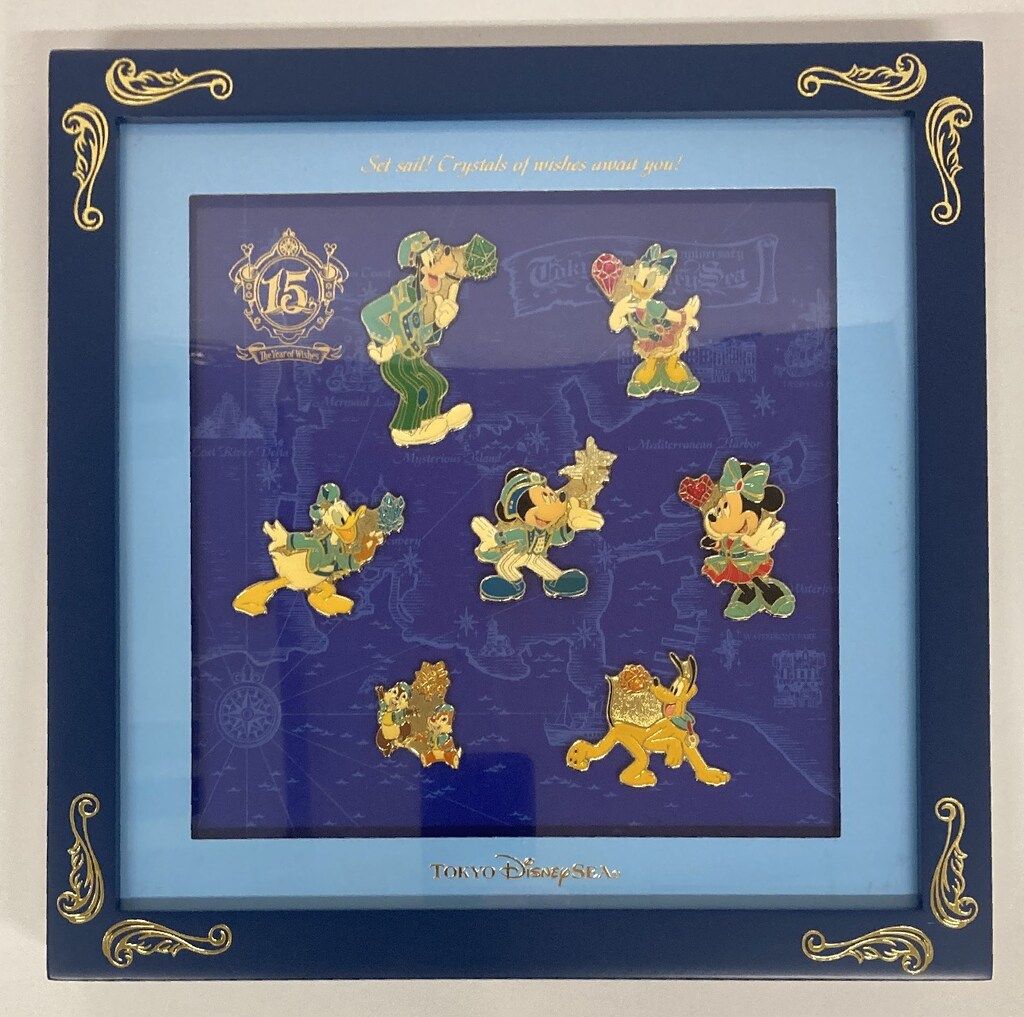 東京ディズニーシー ピンバッジセット FUNderful Disney The