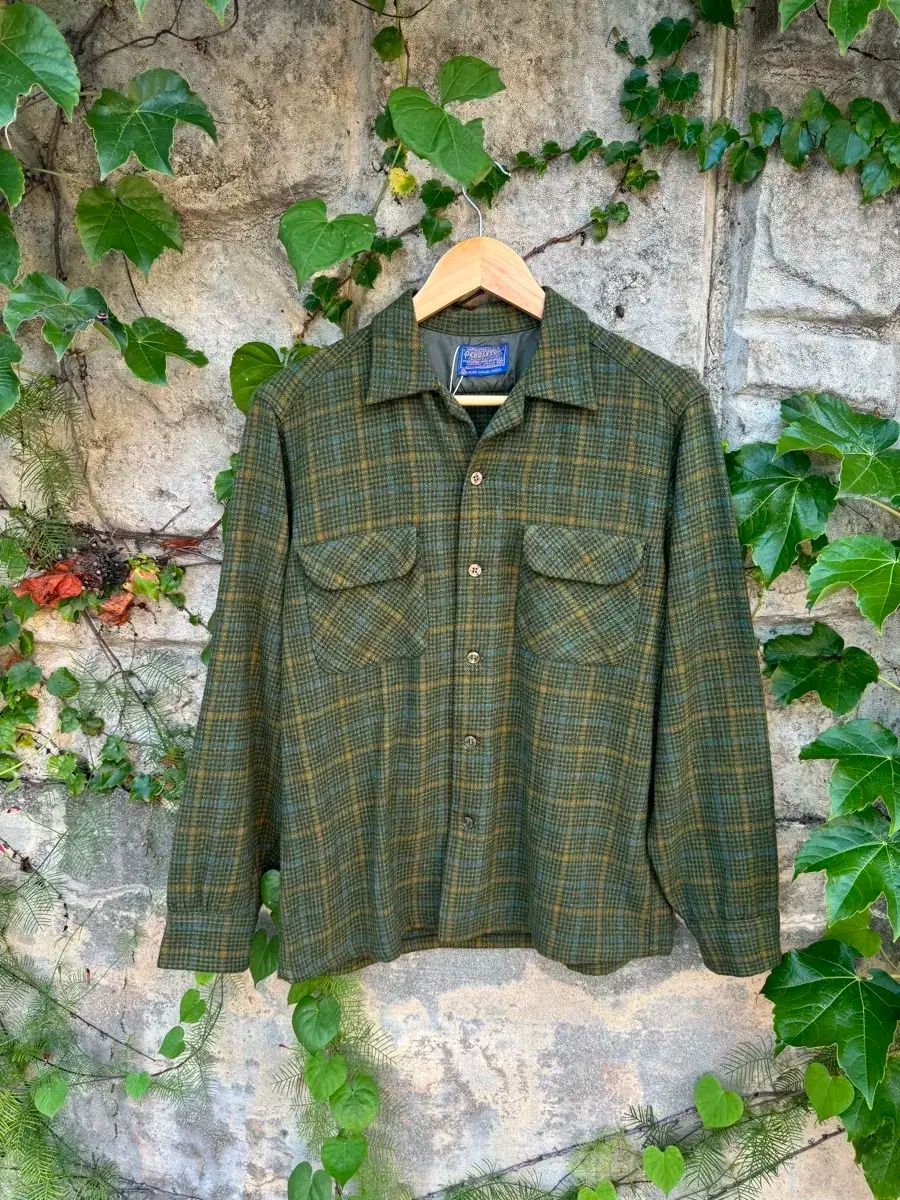 【PENDLETON】 フランネルシャツ 70s Mサイズ ペンドルトン 6 70s pendleton ペンドルトン ウール チェック クラシック