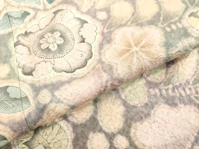 平和屋着物○越後十日町の一流染匠 桐屋・翠山工房 訪問着 絞り 辻が花