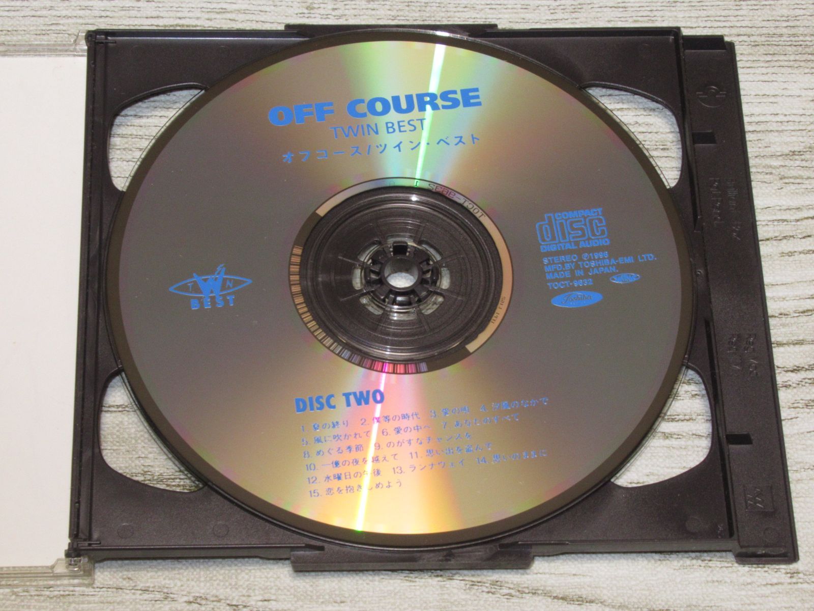 CD オフコース ツイン・ベスト 帯付 TOCT-9631～32 2CD 全30曲 OFF COURSE TWIN BEST - メルカリ