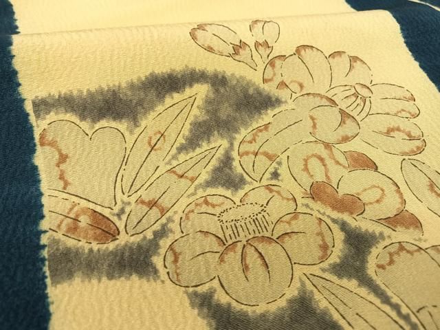 平和屋着物○摺型友禅 京都 多ち花 九寸名古屋帯 辻が花 逸品  
