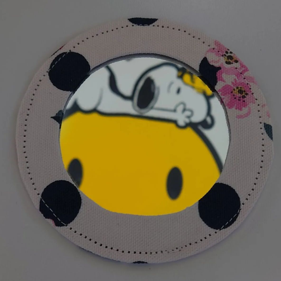 白雪姫  コンパクトミラー キャスキッドソン はぎれ【ハンドメイド】 ディズニー×キャス キッドソン「白雪姫」コレクション、7人の