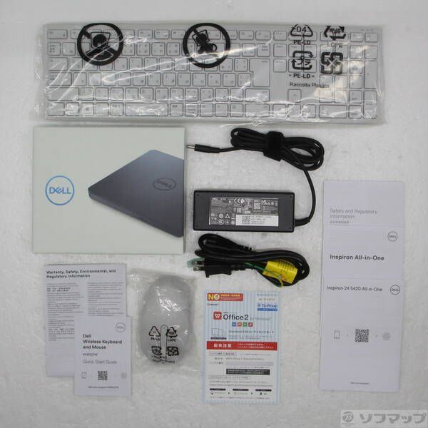中古品〕〔展示品〕 Inspiron 24 5420 AI537-DNLWC パール