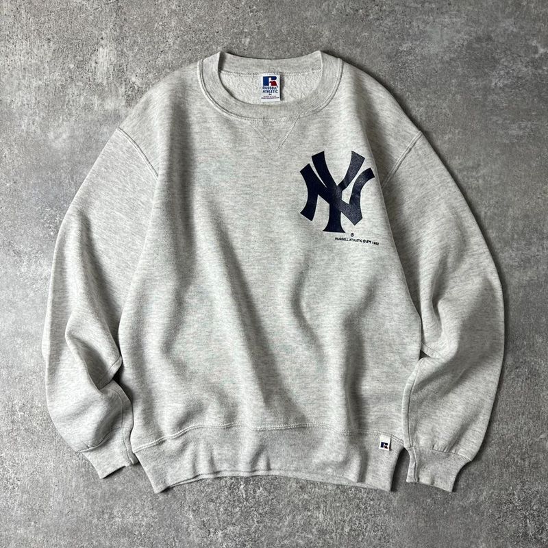 90’s NY Yankees ロゴスウェット アメリカ製 MLB ヤンキース