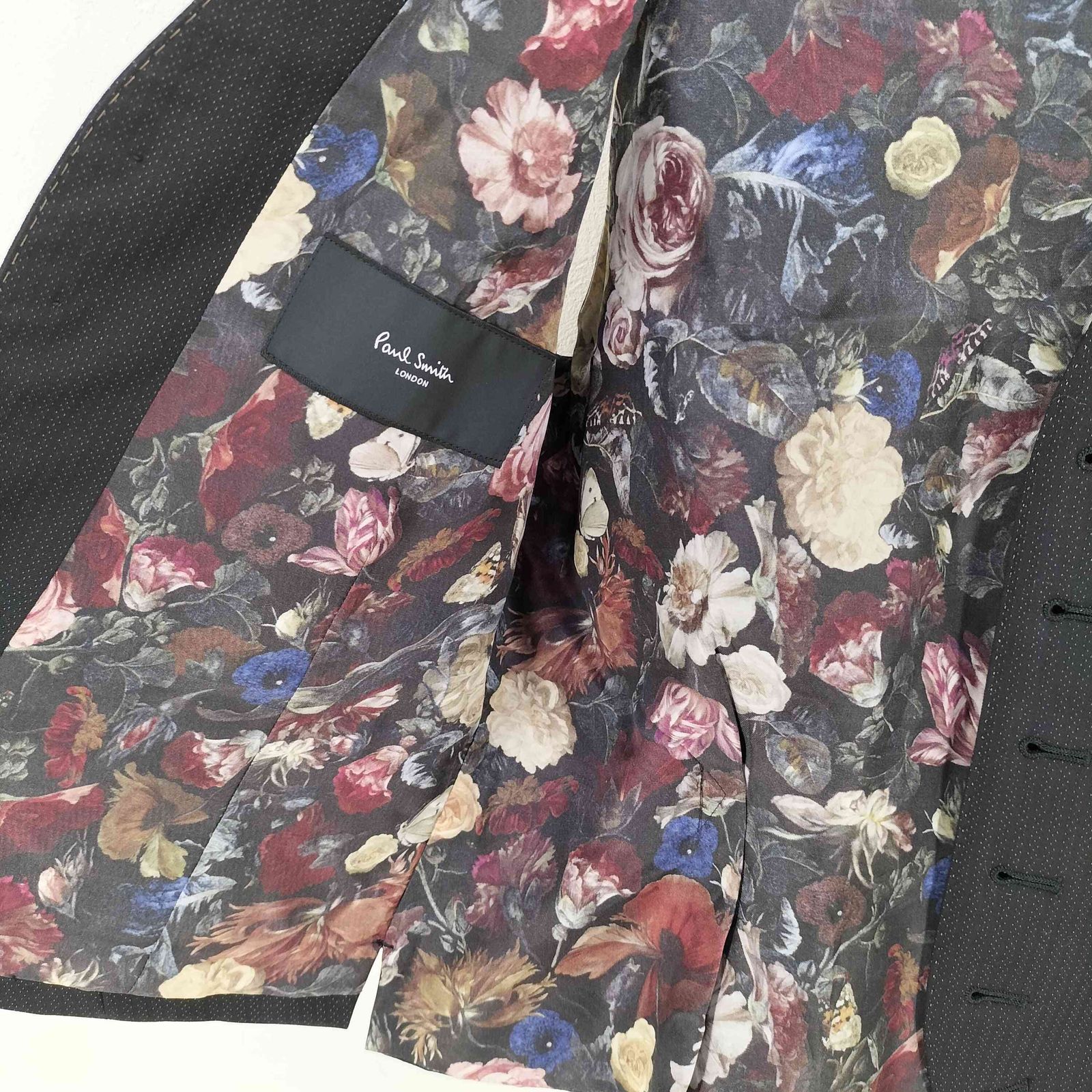 paulsmith ポールスミス ベストジレ 花柄赤M ポールスミスロンドン