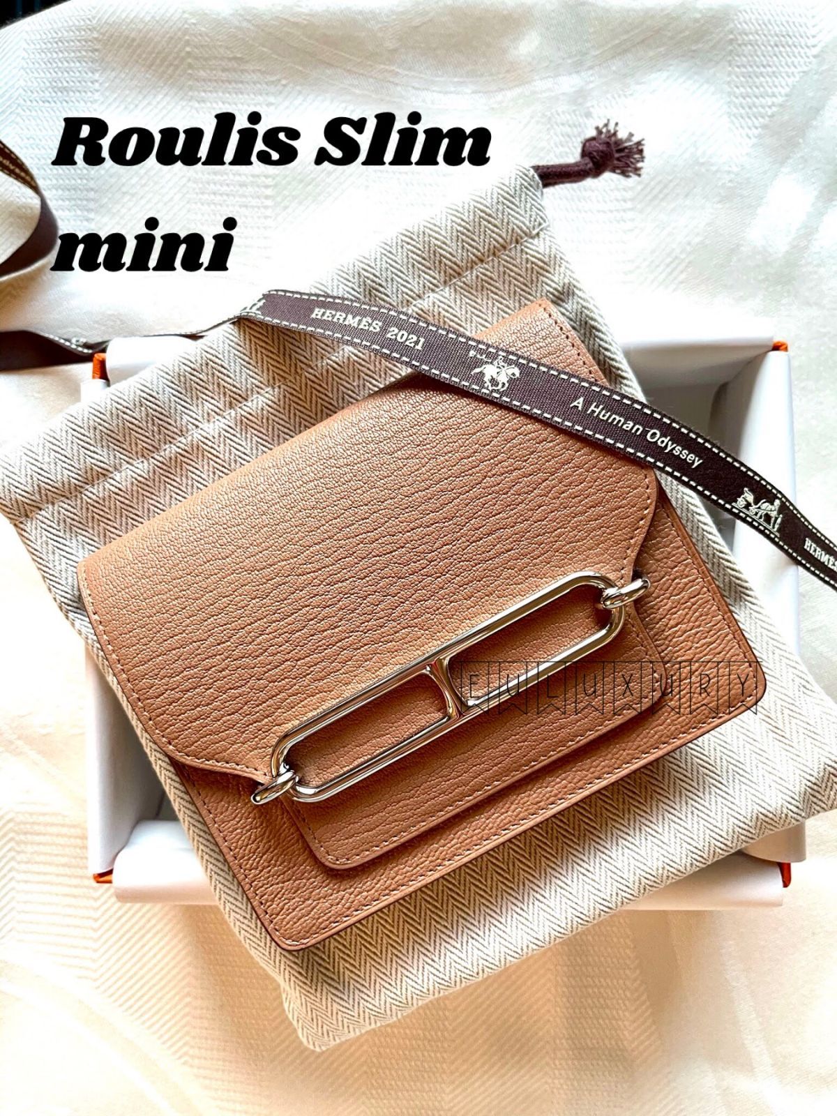 NEW！上品★ルリスリム★ミニ財布3WAY ケブラチョのシェーブル NEW！上品☆ルリスリム☆ミニ財布3WAY ケブラチョのシェーブル