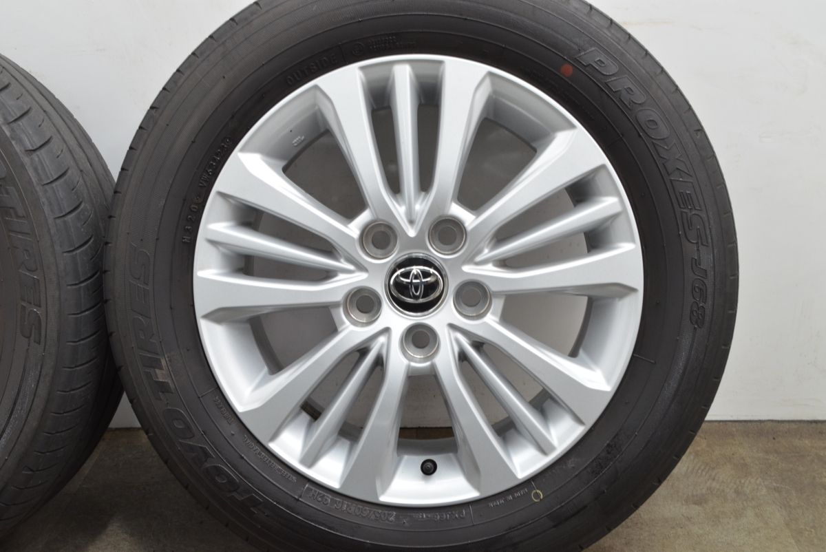 トヨタ90ノアS-G純正16インチ ホイールセット TOYOタイヤ 美品】トヨタ 90 ノア S-G 純正 16in 6J +40 PCD114.3 2023年製