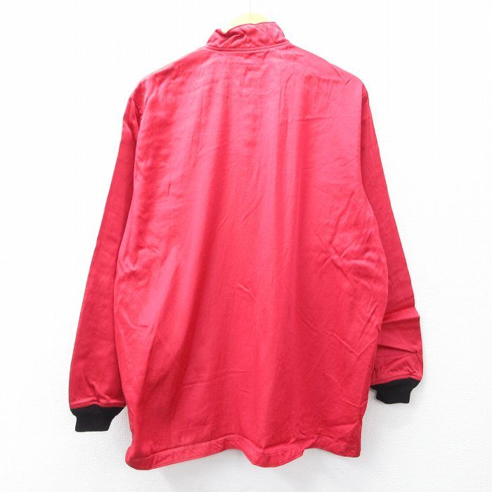 XL 古着 長袖 ビンテージ ミリタリー フライト サマーデッキ ジャケット メンズ 60s USネイビー 大きいサイズ 赤他 レッド spe 25oct14 中