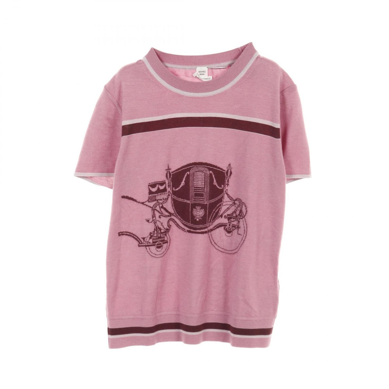HERMES エルメス ツイルレーヌ ex-libris カットソー