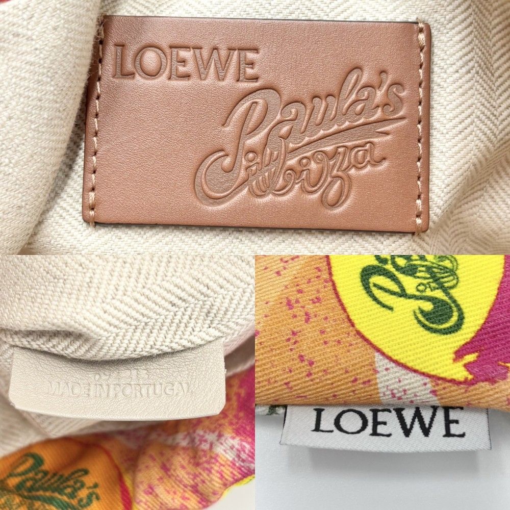 ロエベ ポーチ レディース パウラズイビザ ドローストリングポーチ  