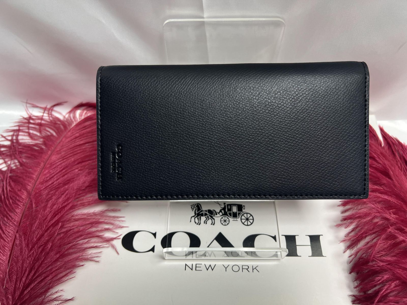 コーチ COACH 二つ折り長財布 メンズ財布 ロングウォレット シンプル